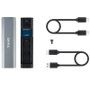 TooQ Shura Caja externa para SSD M.2 NVMe Gris